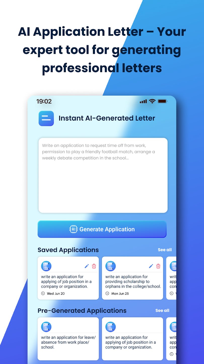 AI Job Application Letter Maker screenshot 2